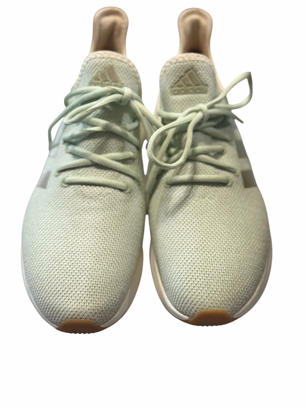 Adidas Cloudfoam Plus Women’s 9 Mint Green Gum Sole Lightweight Sneakers